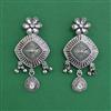 Oxidised Classic Earring With Oxidised Plating