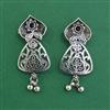 Oxidised Classic Earring With Oxidised Plating