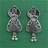 Oxidised Classic Earring With Oxidised Plating