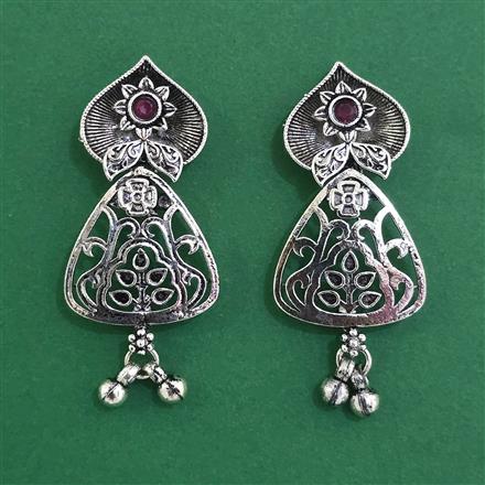 Oxidised Classic Earring With Oxidised Plating