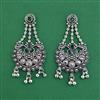 Oxidised Classic Earring With Oxidised Plating