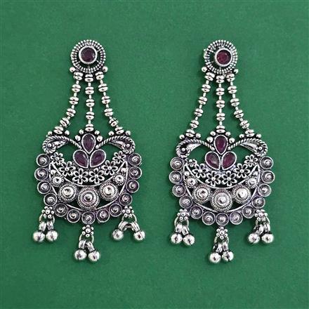 Oxidised Classic Earring With Oxidised Plating