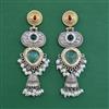 Oxidised Long Earring With Oxidised Plating