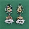 Oxidised Jhumki With 2 Tone Plating