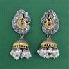 Oxidised Jhumki With 2 Tone Plating