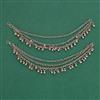 Oxidised Classic Ear Chain With Mehndi Plating