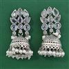 Oxidised Jhumki with Oxidised Plating