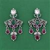 Oxidised Classic Earring with Oxidised Plating