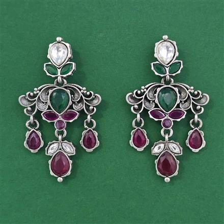 Oxidised Classic Earring with Oxidised Plating