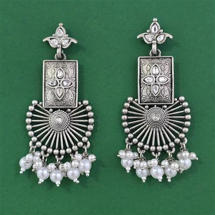 Oxidised Classic Earring with Oxidised Plating