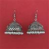 Oxidised Jhumki with Oxidised Plating