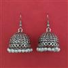 Oxidised Jhumki with Oxidised Plating