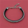 Oxidised Adjustable Bracelet with Oxidised Plating