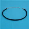 Oxidised Choker Necklace with Rhodium Plating