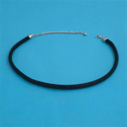 Oxidised Choker Necklace with Rhodium Plating