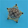 Oxidised Adjustable Ring with 2 Tone Plating