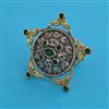 Oxidised Adjustable Ring with 2 Tone Plating