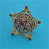 Oxidised Adjustable Ring with 2 Tone Plating