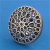 Oxidised Adjustable Ring with Rhodium Plating