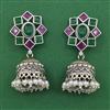 Oxidised Jhumki with 2 Tone Plating
