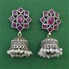 Oxidised Jhumki with 2 Tone Plating