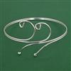 Oxidised Classic Baju Band with Rhodium Plating