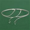 Oxidised Classic Baju Band with Rhodium Plating