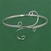 Oxidised Classic Baju Band with Rhodium Plating