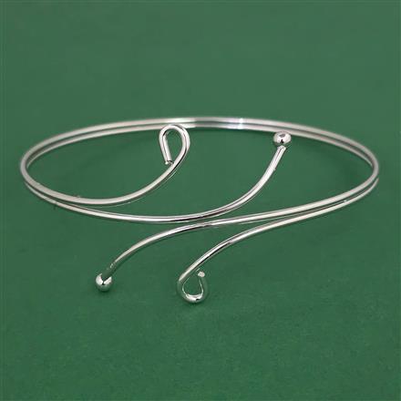 Oxidised Classic Baju Band with Rhodium Plating