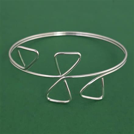 Oxidised Classic Baju Band with Rhodium Plating