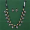 Oxidised Birds Necklace with 2 Tone Plating