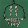 Oxidised Classic Necklace with 2 Tone Plating