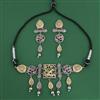 Oxidised Classic Necklace with 2 Tone Plating