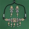 Oxidised Classic Necklace with 2 Tone Plating