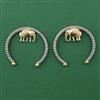 Oxidised Animal Earring with 2 Tone Plating