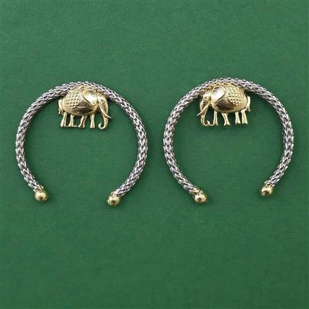 Oxidised Animal Earring with 2 Tone Plating