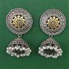 Oxidised Jhumki with 2 Tone Plating