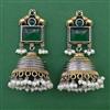 Oxidised Jhumki with 2 Tone Plating