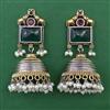 Oxidised Jhumki with 2 Tone Plating