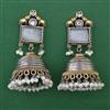 Oxidised Jhumki with 2 Tone Plating