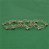 Oxidised Delicate Bangles with Mehndi Plating