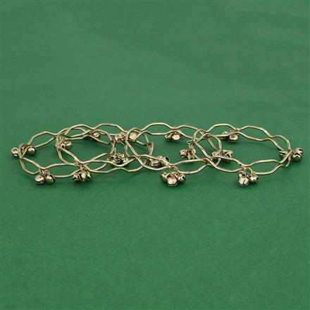 Oxidised Delicate Bangles with Mehndi Plating
