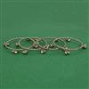 Oxidised Delicate Bangles with Mehndi Plating