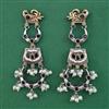 Oxidised Birds Earring with 2 Tone Plating