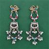 Oxidised Birds Earring with 2 Tone Plating