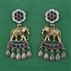 Oxidised Animal Earring with 2 Tone Plating