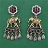 Oxidised Animal Earring with 2 Tone Plating