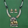 Oxidised Animal Necklace with 2 Tone Plating