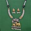 Oxidised Animal Necklace with 2 Tone Plating