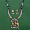 Oxidised Animal Necklace with 2 Tone Plating